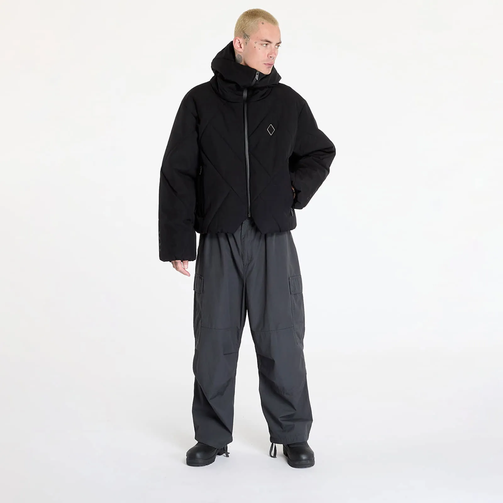 A-COLD-WALL* Shiro Hooded Puffer Jacket Black