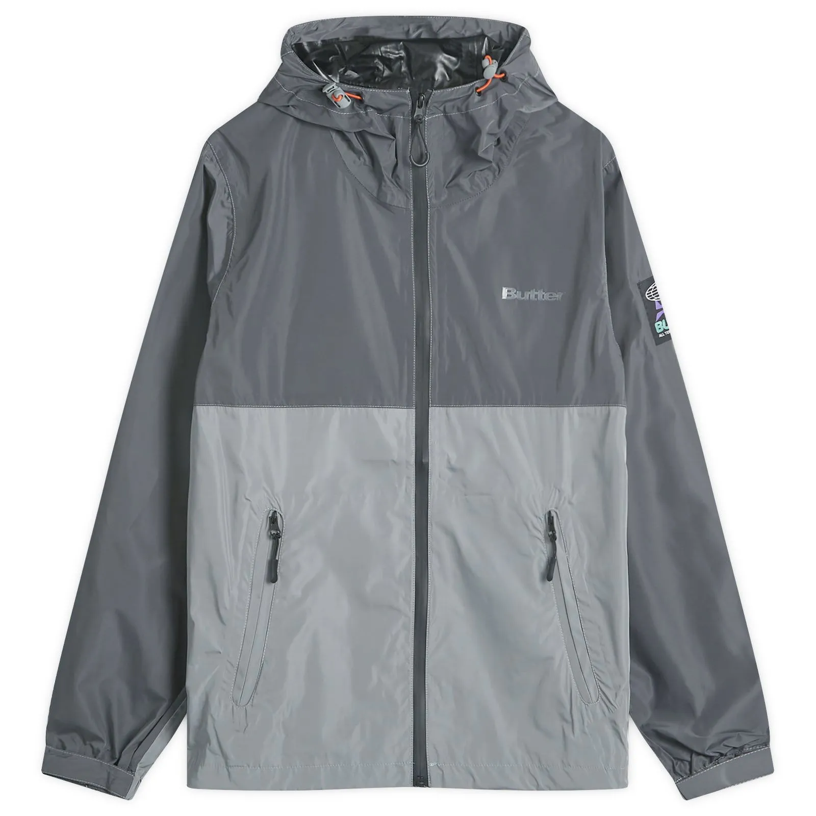 Butter Goods T-Rain Jacket Stone Large