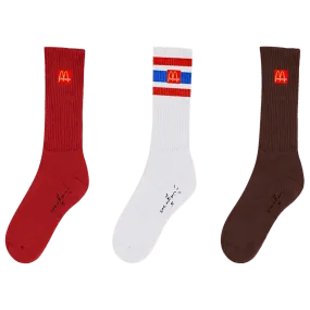 Cactus Jack by Travis Scott McDonalds x Arches Sock Pack