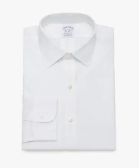 Camisa blanca pastel regular fit non-iron de algodón con cuello ainsley