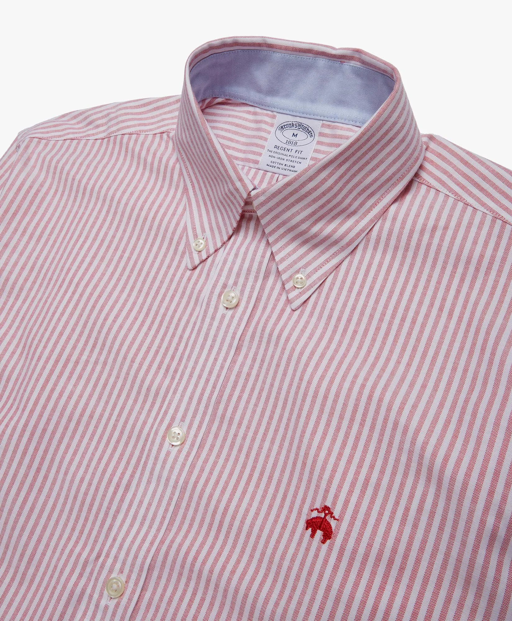 Camisa de sport corte regular Regent non-iron de Oxford elástico con cuello button down