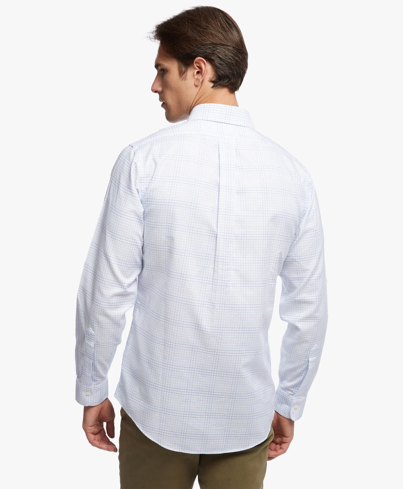 Camisa de vestir non-iron corte regular Regent, Brookscool Oxford, cuello button-down