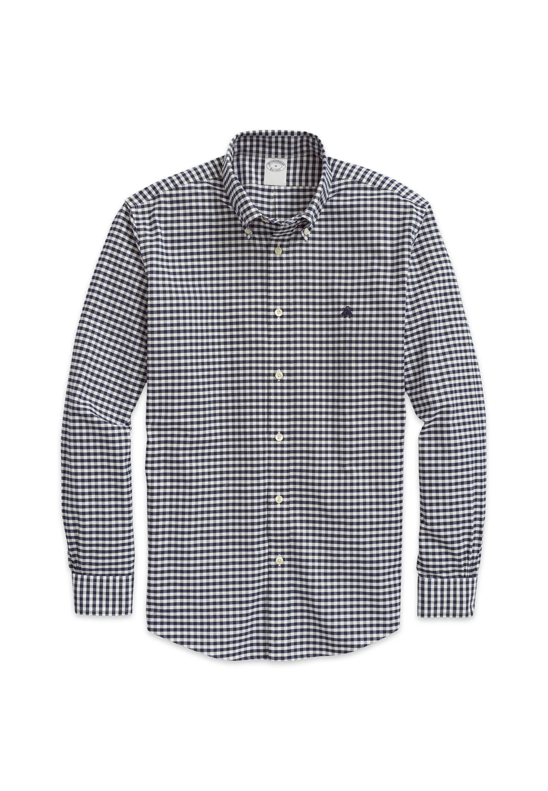 Camisa informal en Oxford vichí elástico non-iron button down