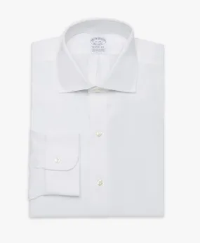 Camisa regular fit non-iron de algodón elástico con cuello ainsley