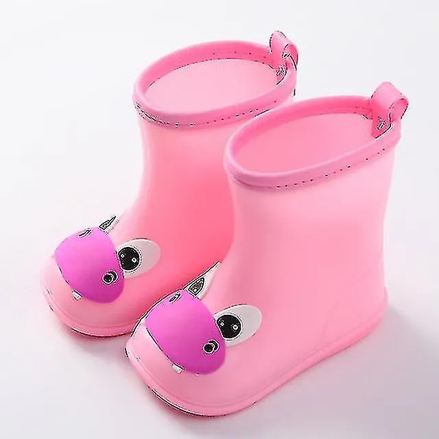 Children Rain Boots Rubber Boots Kids Water Shoes Pvc Baby Cartoon Waterproof Non-slip