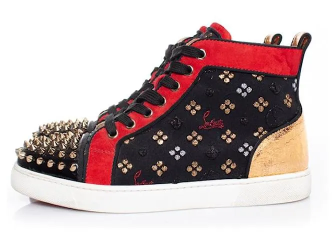 Christian Louboutin, zapatillas altas Lou Spike Multicolor 