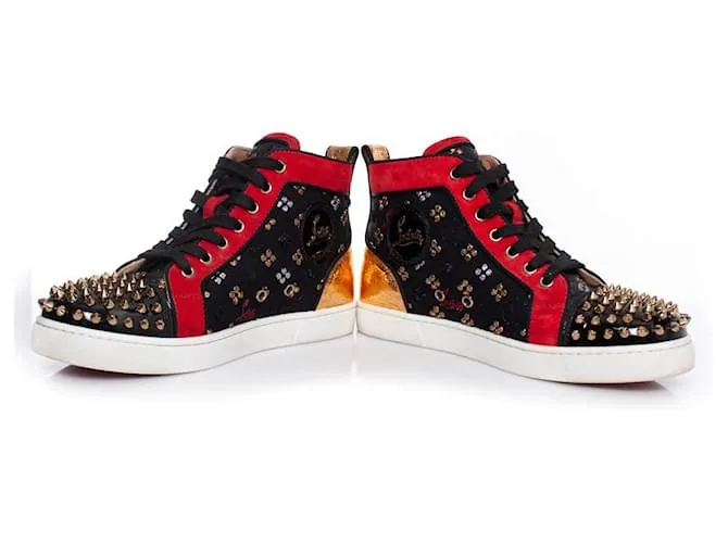 Christian Louboutin, zapatillas altas Lou Spike Multicolor 