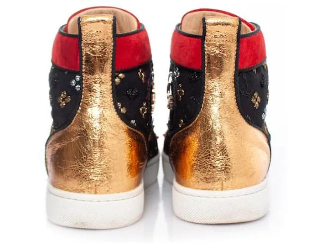 Christian Louboutin, zapatillas altas Lou Spike Multicolor 