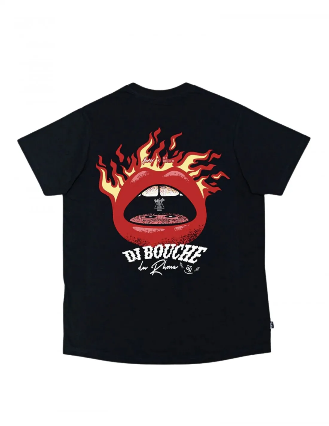 FARCI DJ Bouche - Negro - Camiseta