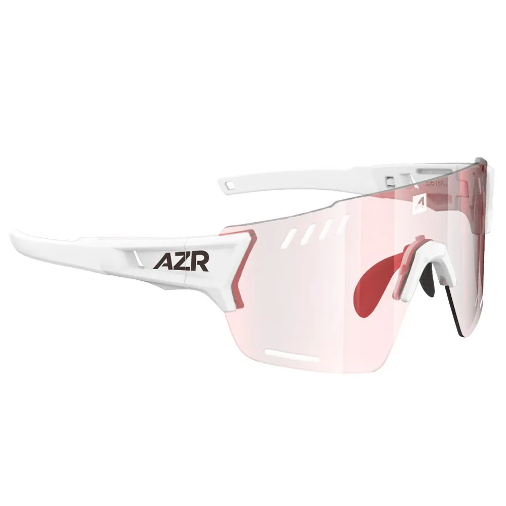 Gafas AZR Aspin Rx Blanche Mate Rouge Irisé