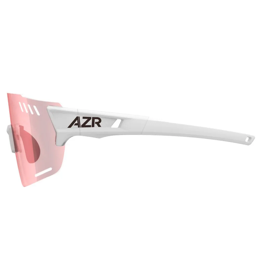 Gafas AZR Aspin Rx Blanche Mate Rouge Irisé