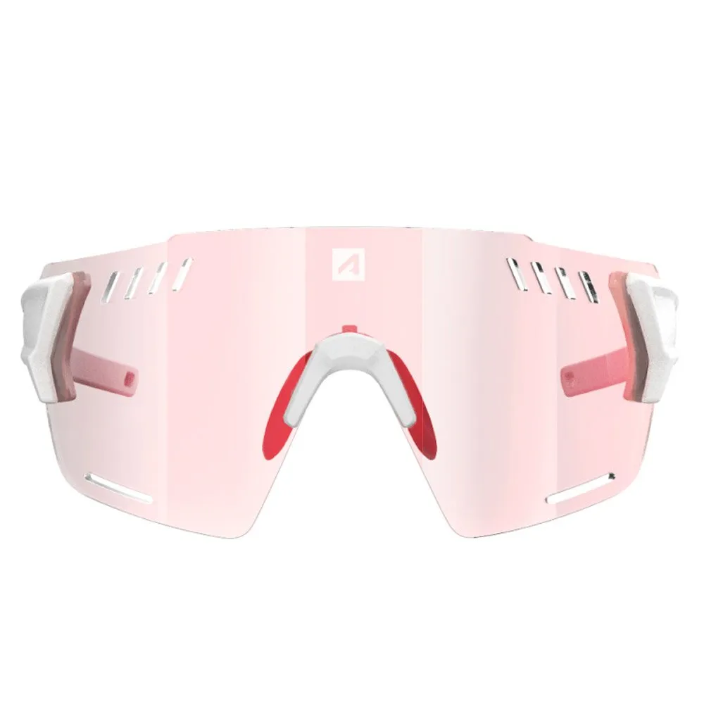 Gafas AZR Aspin Rx Blanche Mate Rouge Irisé