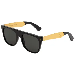 Gafas Retro Super Future Flat Top Francis Black Black