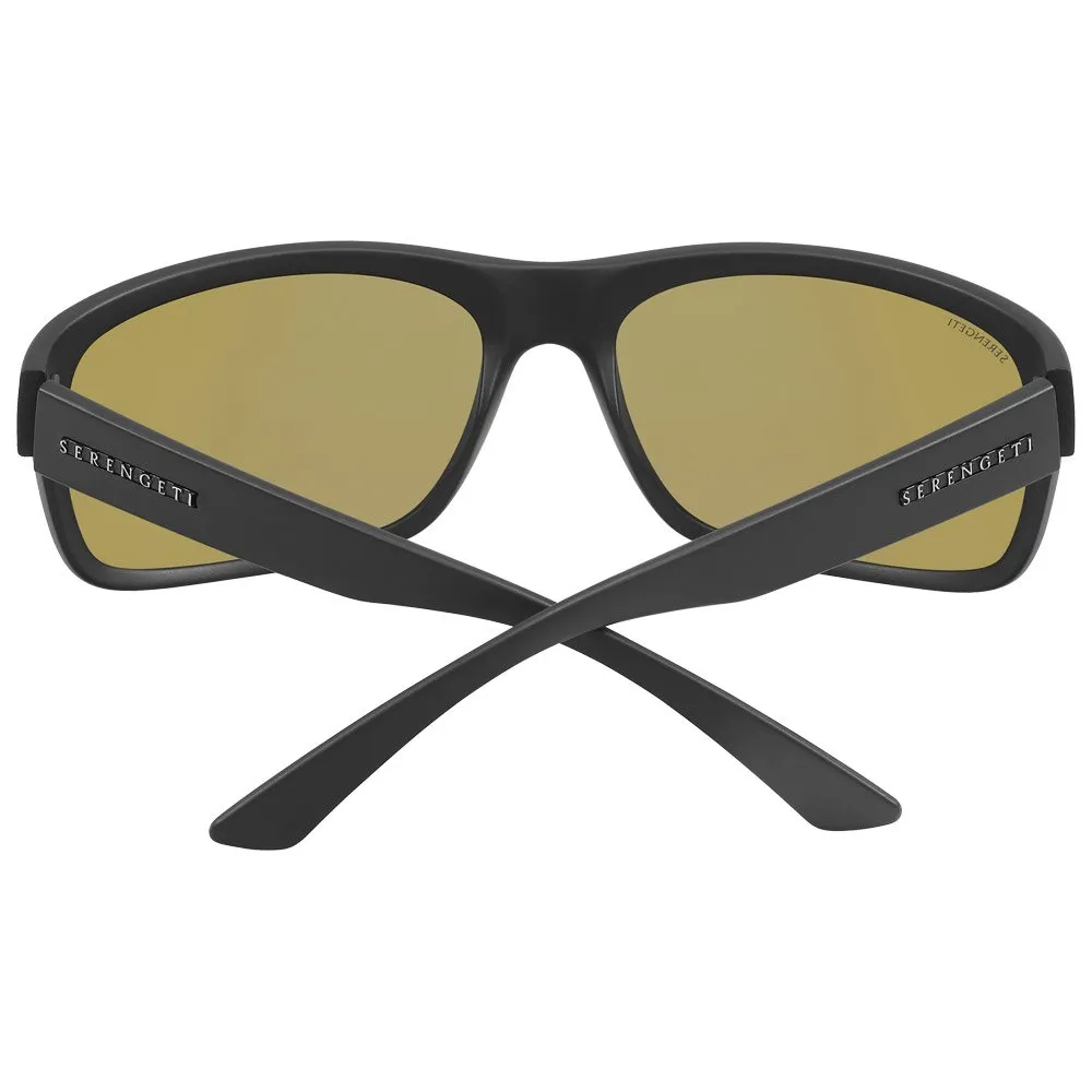 Gafas Serengeti Pistoia Matte Black Mineral Polarized 555Nm Blue