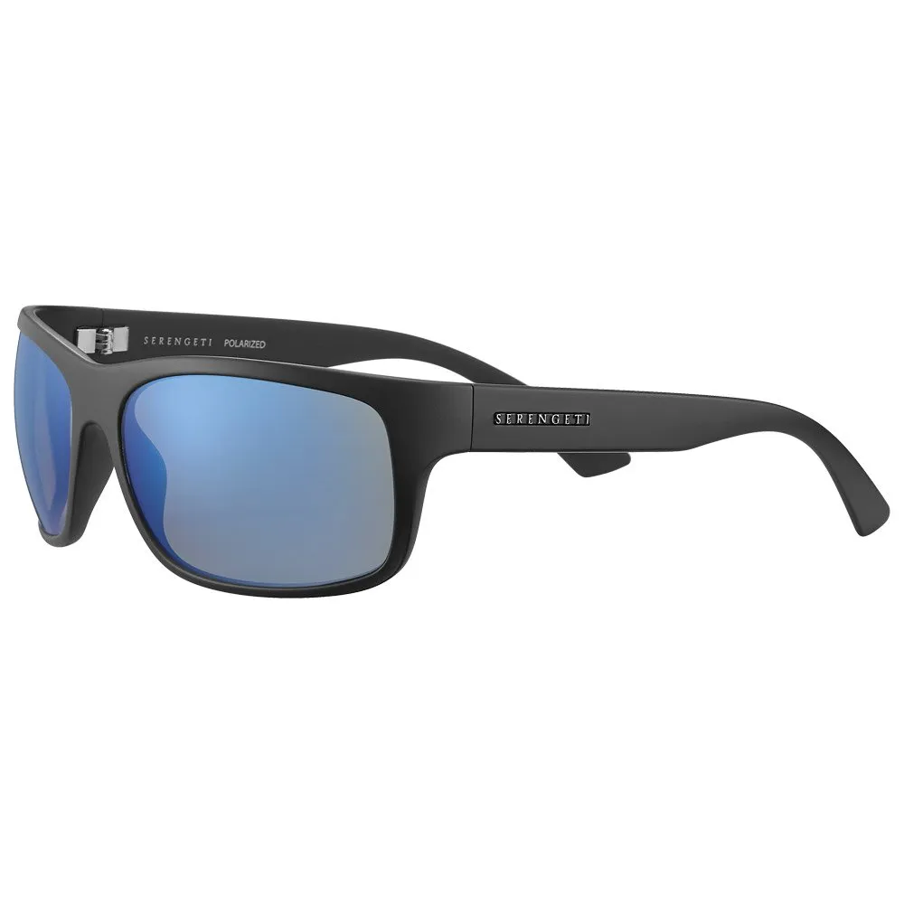 Gafas Serengeti Pistoia Matte Black Mineral Polarized 555Nm Blue