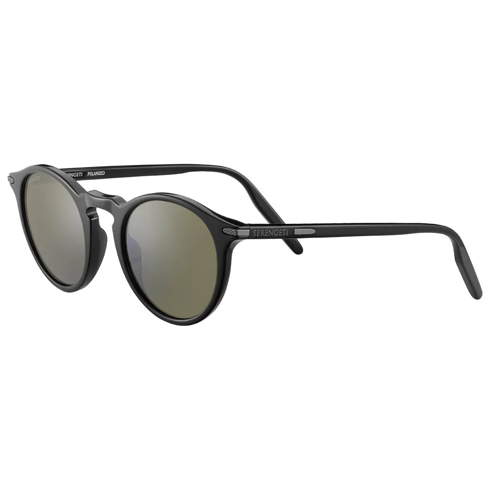 Gafas Serengeti Raffaele Shiny Black Polarized 555nm