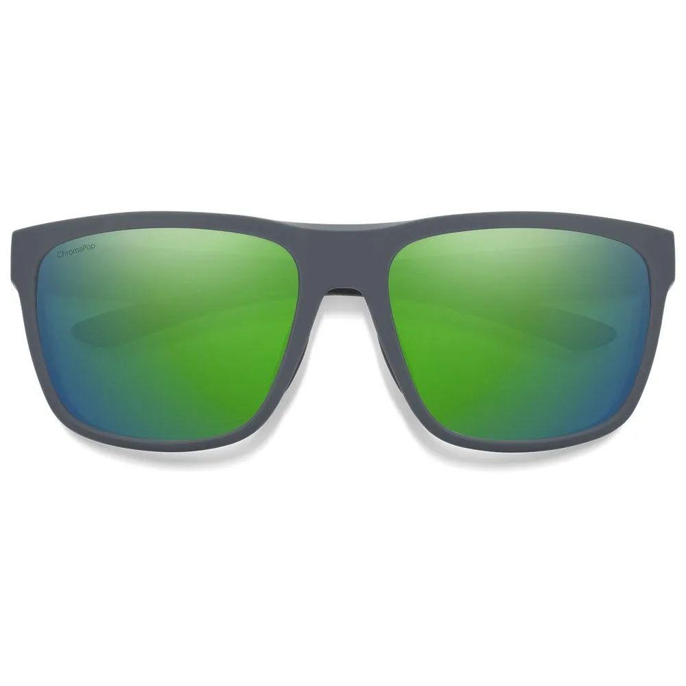 Gafas Smith Barra Matte Cement Chromapop Polarized Green Mirror