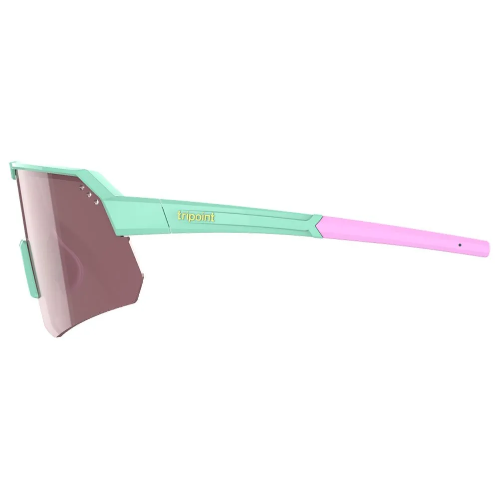 Gafas Tripoint Treriksroset Turquoise Smoke Pink Multi