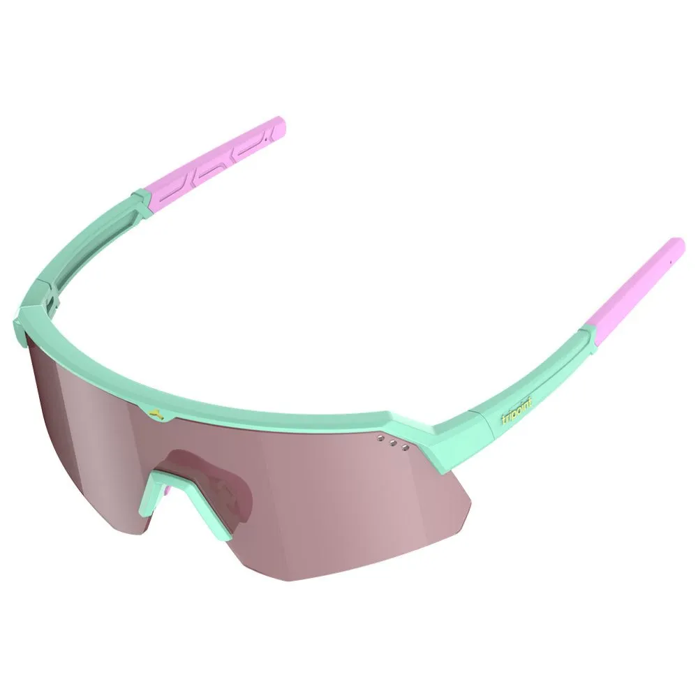 Gafas Tripoint Treriksroset Turquoise Smoke Pink Multi