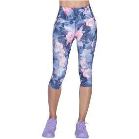 Go Walk High Waisted Summer Rose Capri Leggins