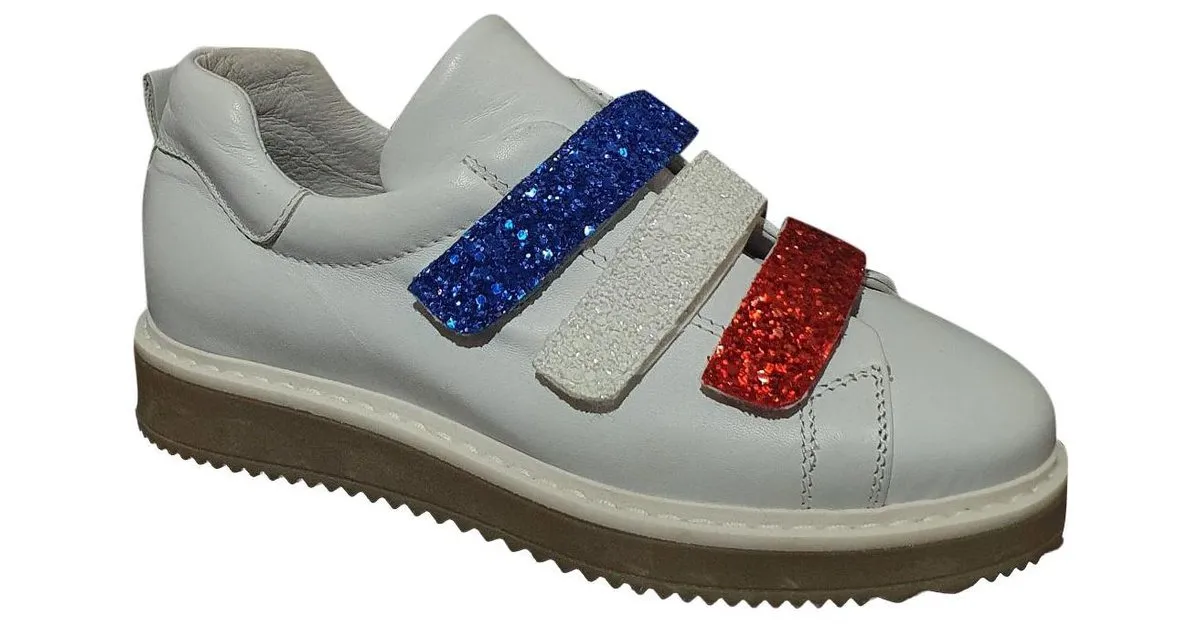 Jonak Zapatillas Blanco Roja Azul 