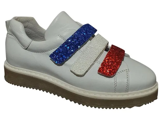 Jonak Zapatillas Blanco Roja Azul 