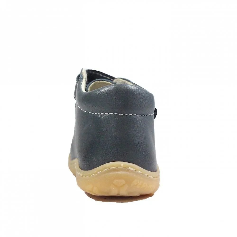 Kids Ricosta Chrisy | Blue Leather | Childrens Pre Walker Boots