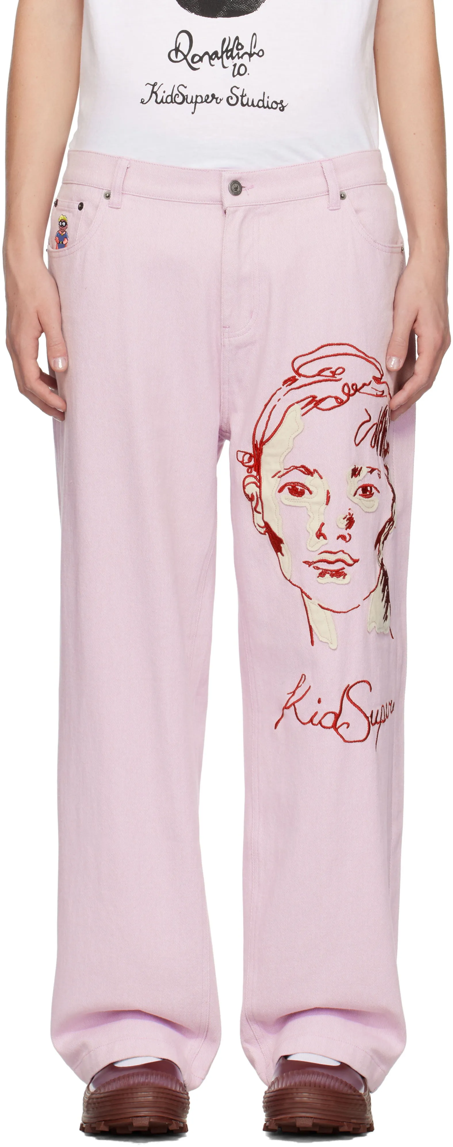 KidSuper Embroidered Trousers