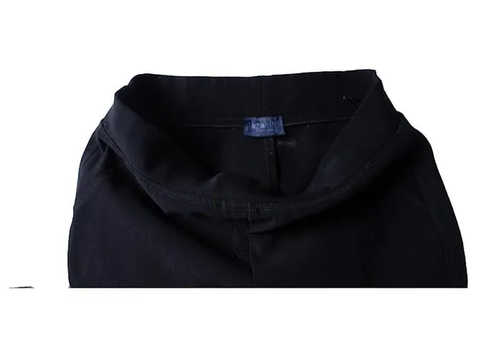 LANVIN, Pantalón deportivo en color negro. 