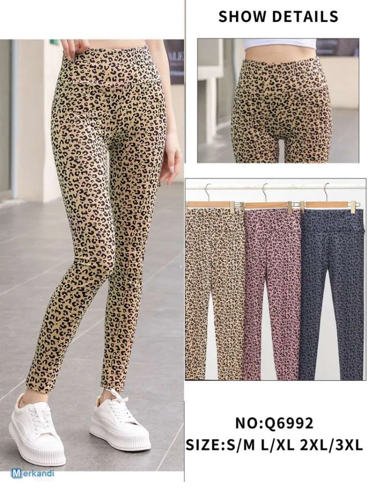 Leggins Leopardo Tallas adaptables S-XXXL Ref. 6992