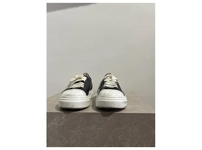 MAISON MARTIN MARGIELA Zapatillas T.UE 37 Cuero Negro 