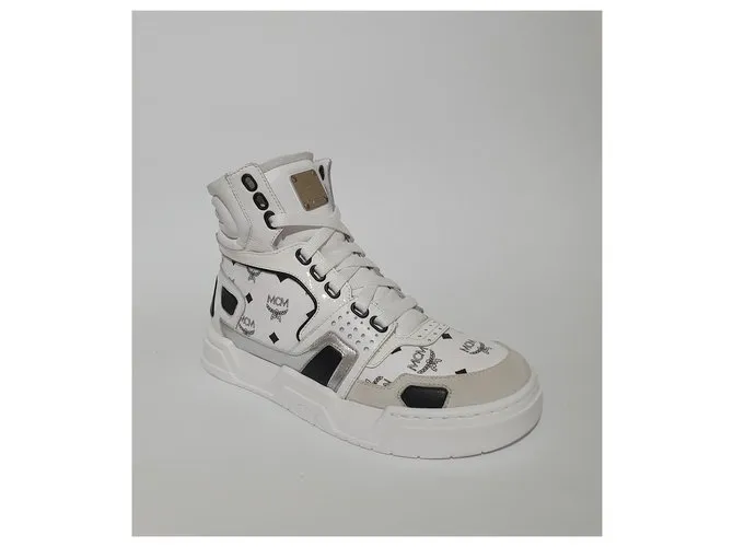 MCM Zapatillas Negro Blanco 