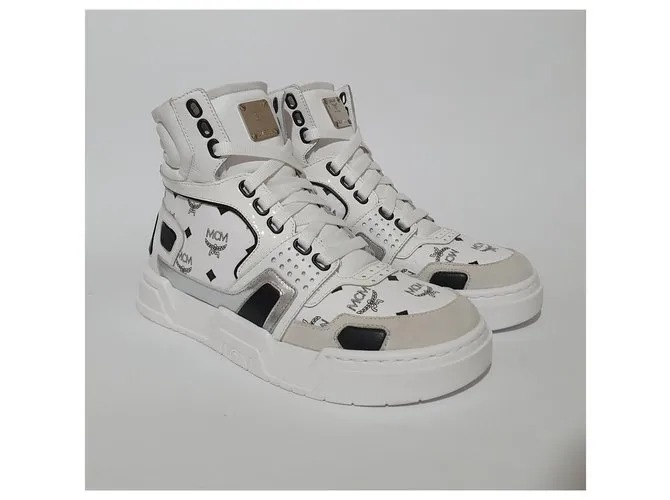 MCM Zapatillas Negro Blanco 