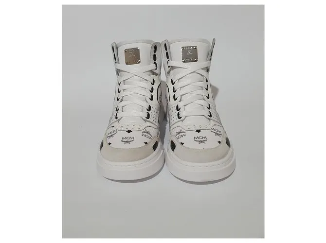 MCM Zapatillas Negro Blanco 