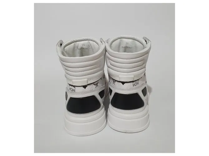 MCM Zapatillas Negro Blanco 