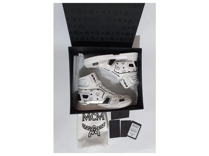 MCM Zapatillas Negro Blanco 