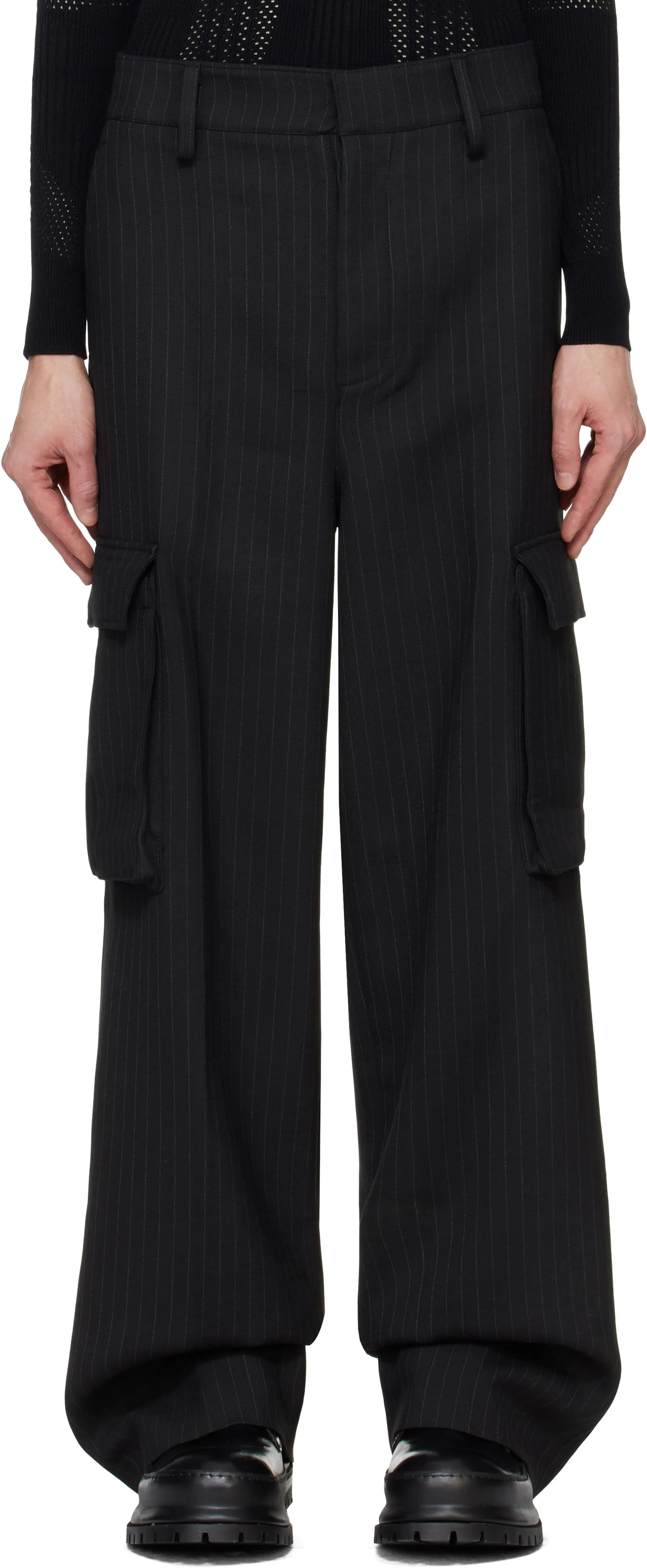 MISBHV Pinstripe Tailored Trousers