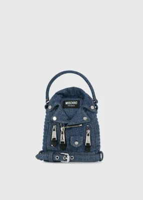 Moschino Bolso Denim Biker Bag  MSC-A7613