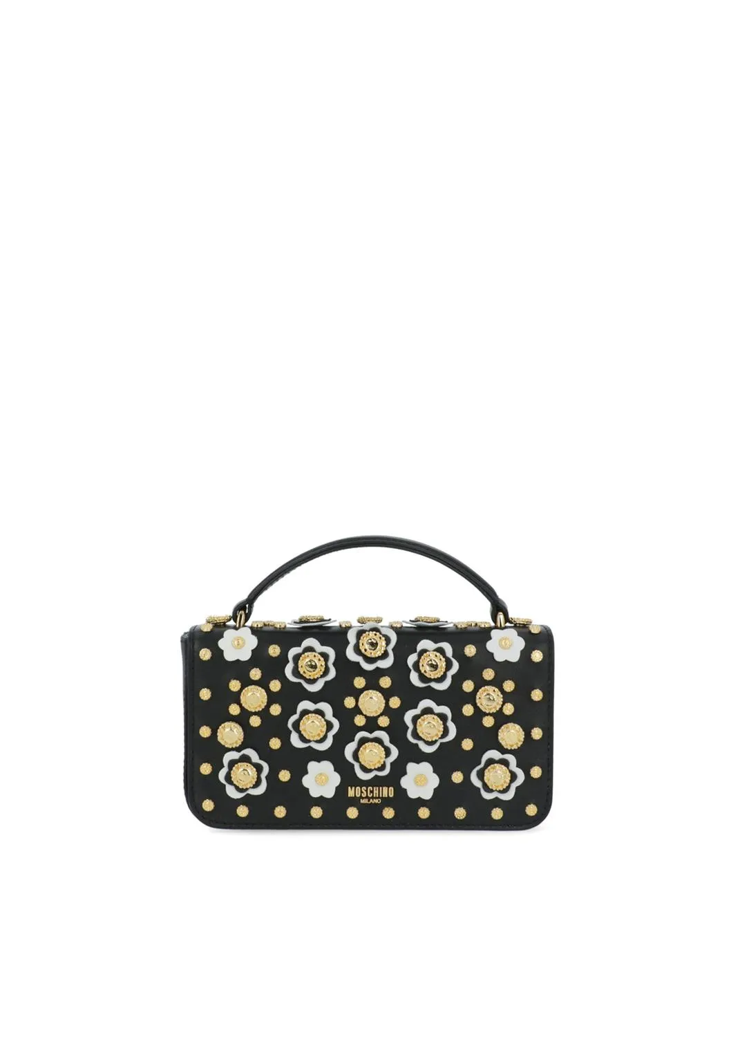 Moschino bolso mini con aplique floral MSC-A7568