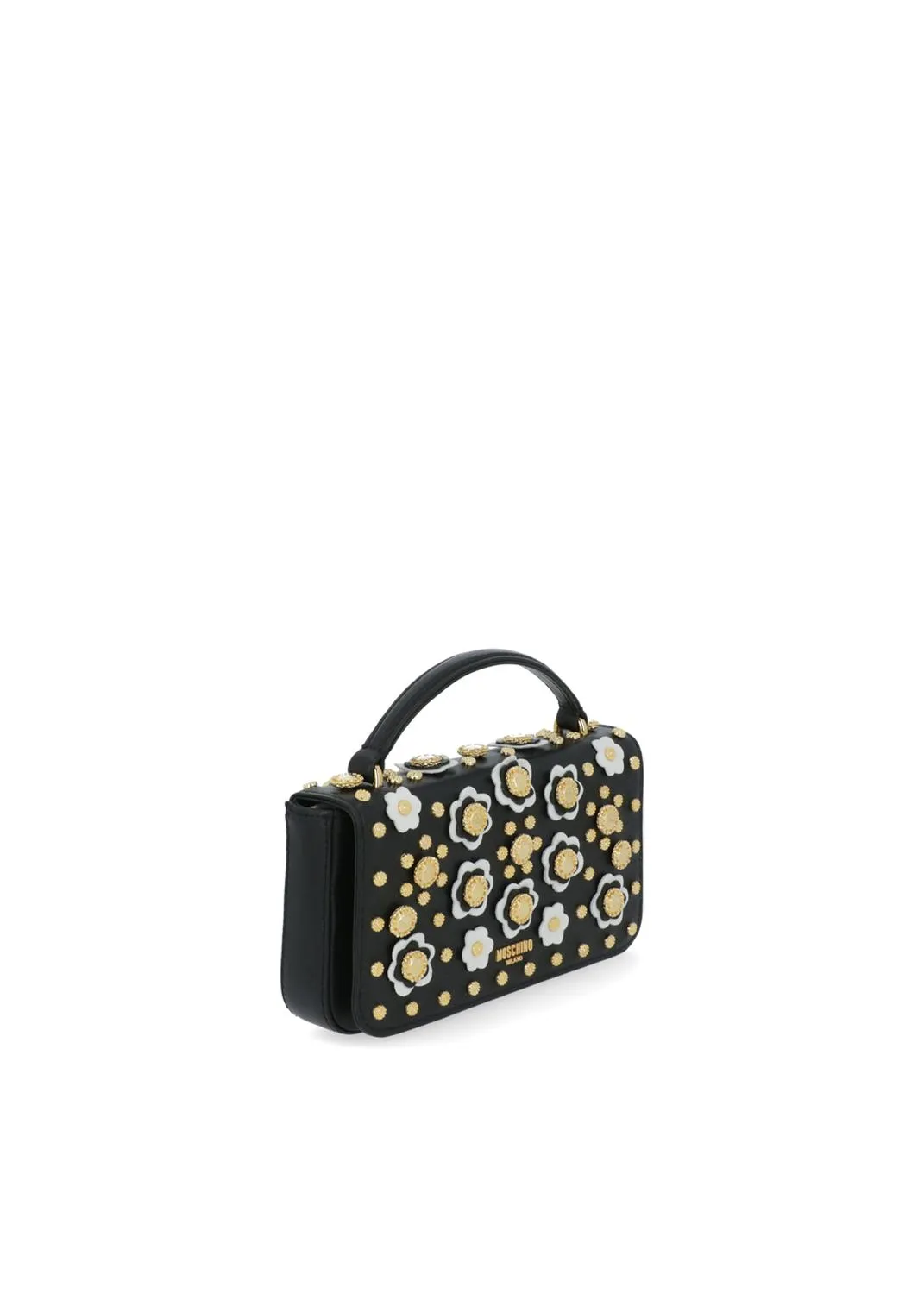 Moschino bolso mini con aplique floral MSC-A7568