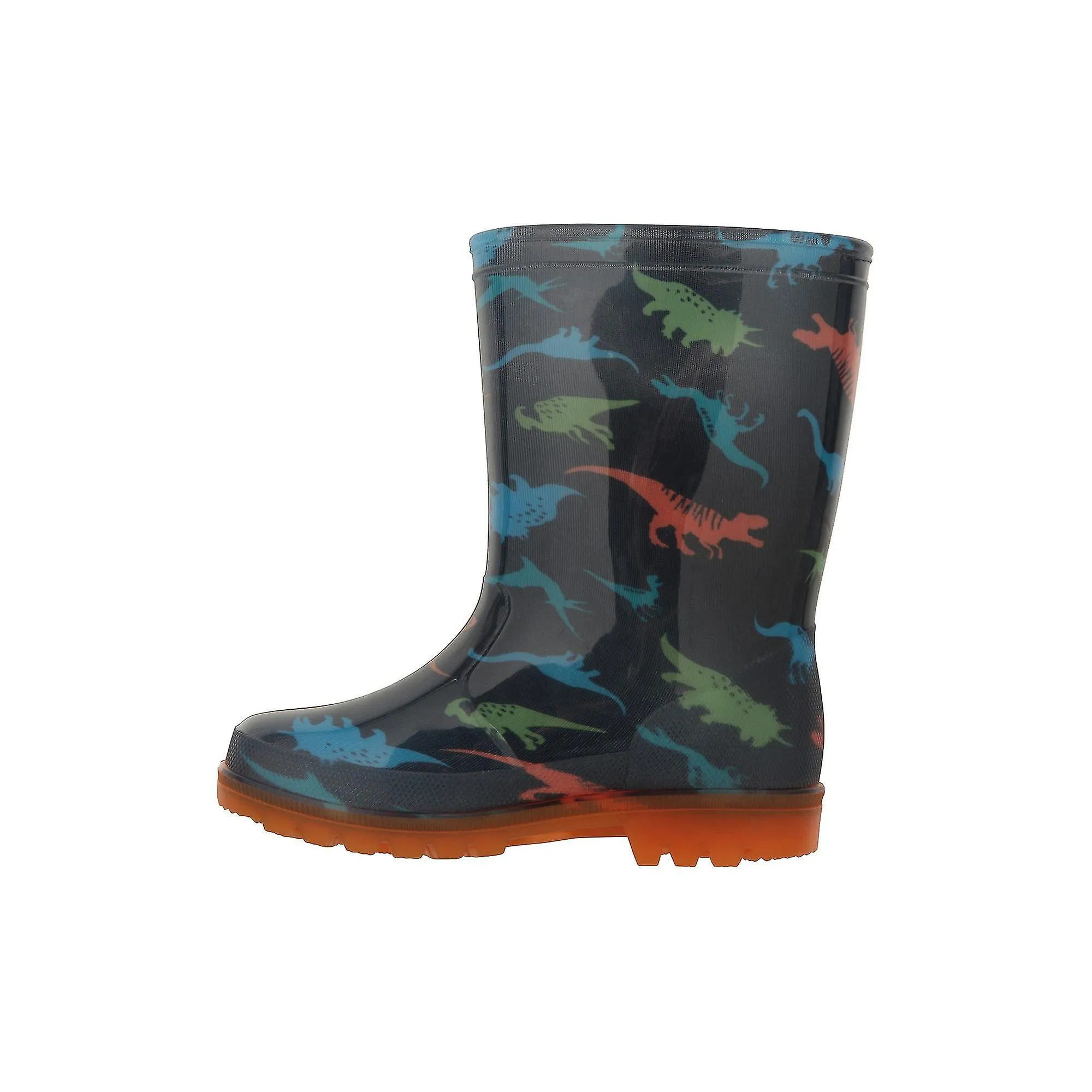 Mountain Warehouse Childrens/Kids Splash Dinosaur Light Up Wellington Boots