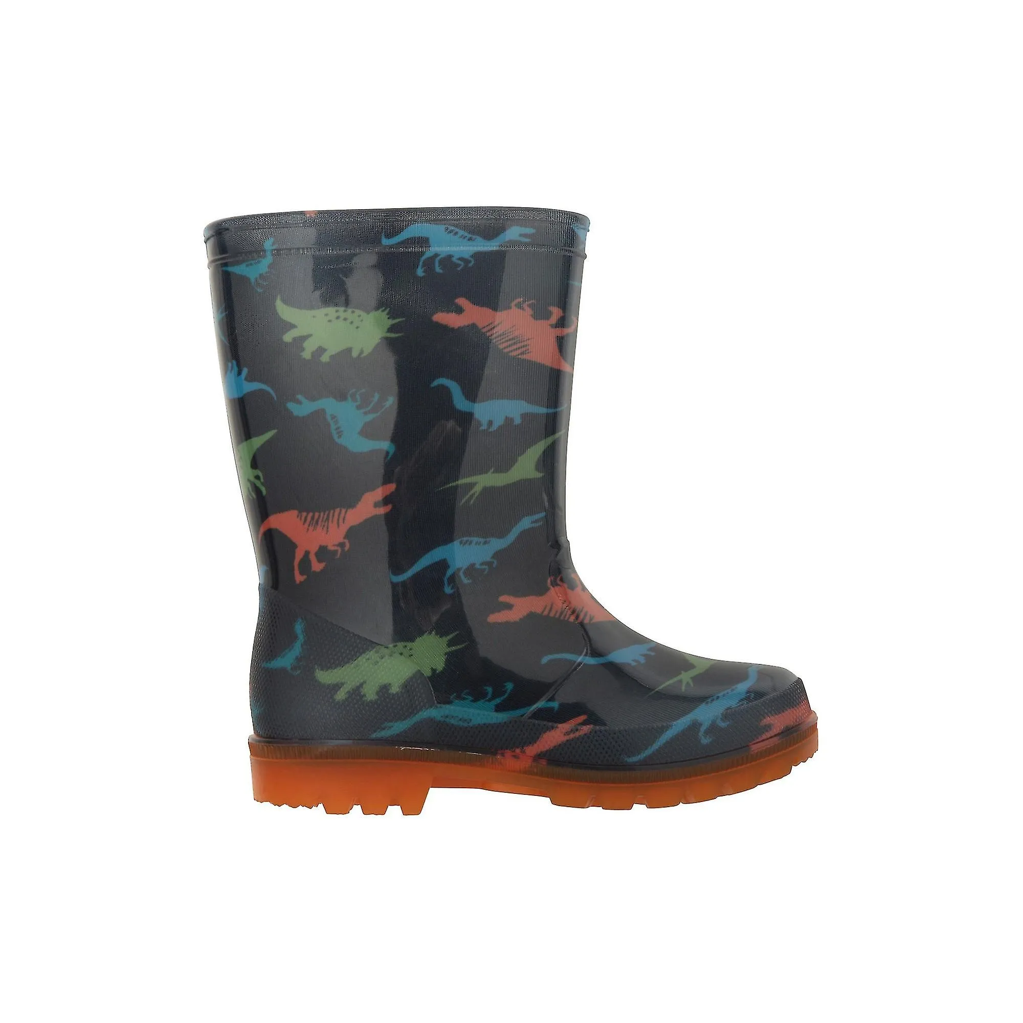 Mountain Warehouse Childrens/Kids Splash Dinosaur Light Up Wellington Boots