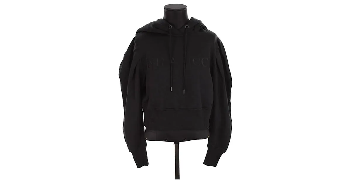 Nina Ricci Sudadera de algodon Negro 