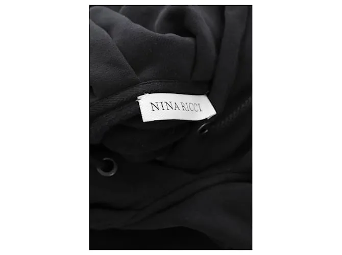 Nina Ricci Sudadera de algodon Negro 