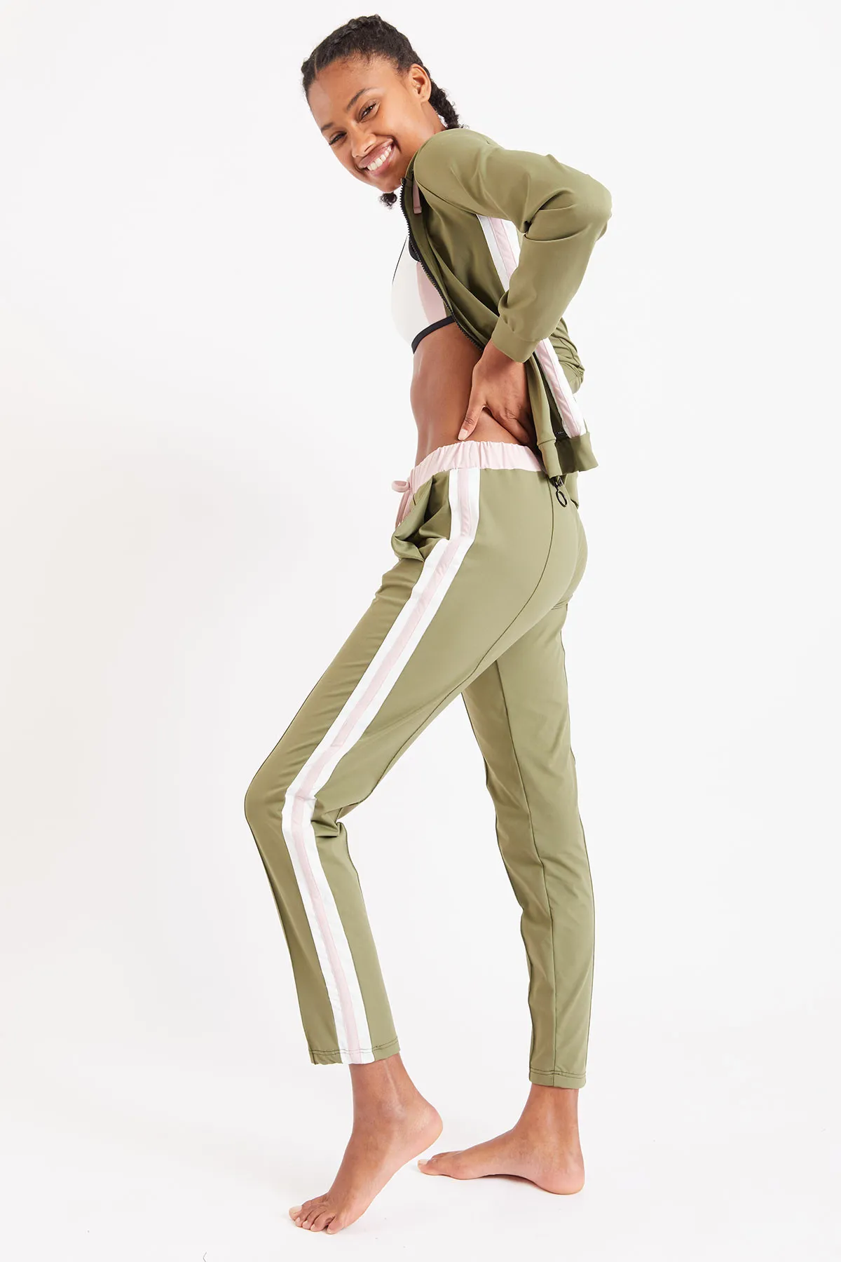 Oatka Sprint khaki athletic pants