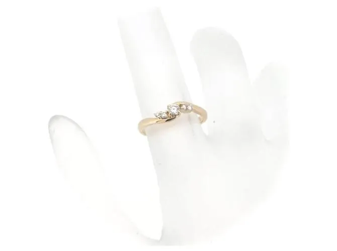 Otras joyas & Other Stories Anillo de diamante 0.16ct K18YG 8 en excelente estado Dorado 