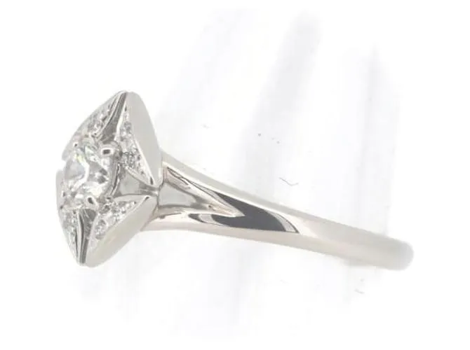 Otras joyas & Other Stories Anillo de diamante Forevermark 0.30ct PT900 platino tamaño 12 en excelente estado Plata 