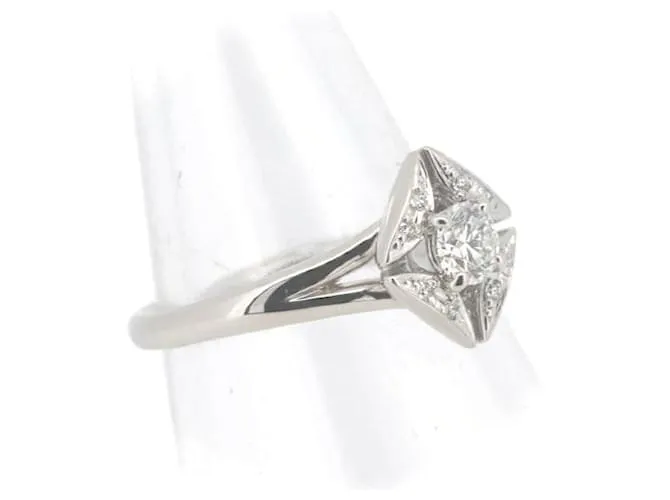 Otras joyas & Other Stories Anillo de diamante Forevermark 0.30ct PT900 platino tamaño 12 en excelente estado Plata 