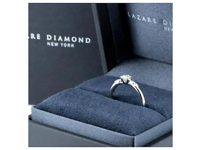 Otras joyas & Other Stories Anillo de diamante Lazare 0.25ct 0.07ct PT950 Platino Talla 11.5 en excelente estado Plata 