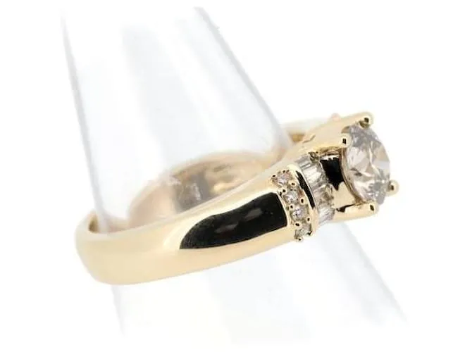 Otras joyas & Other Stories Anillo de diamante marrón 0.64ct 0.16ct K18YG 8 en excelente estado Dorado 